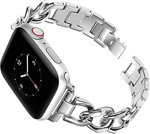 Elegance Chain Stainless Steel Apple Watch Band - Spyder Straps