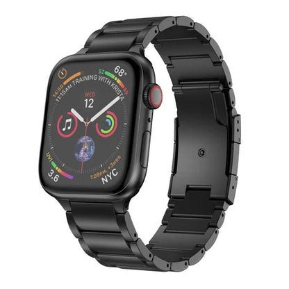 Prestige Titanium Apple Watch Band - Spyder Straps